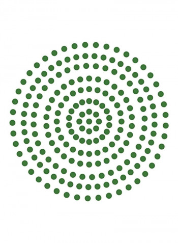 206-Piece Self-Adhesive Pearl Set Emerald Green