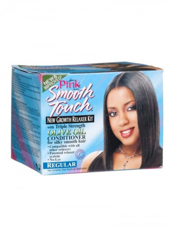 3-Piece Pink Smooth Touch New Growth Relaxer Kit