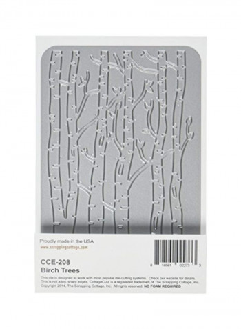Birch Trees Elites Die Grey/Green