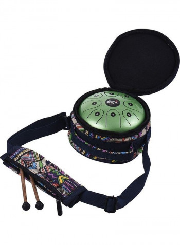8-Tone Tongue Drum With Carry Case