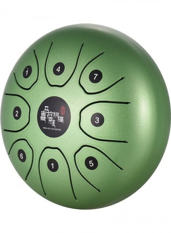 8-Tone Tongue Drum With Carry Case