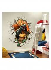 Jurassic World Dinosaur Wall sticker Green/Yellow/Orange 60x90centimeter