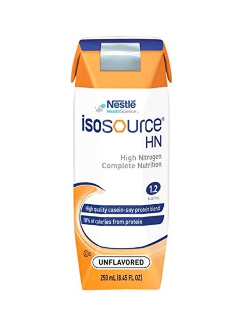 Pack Of 24 Isosource High Nitrogen Complete Nutrition