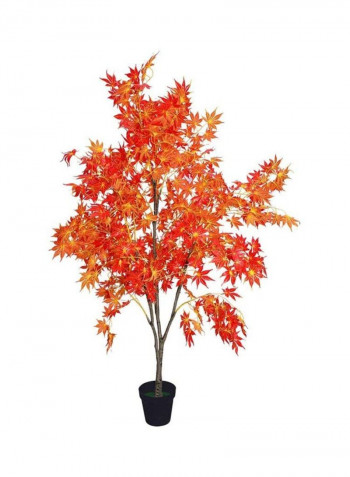Artificial Maple Tree Red/Grey/Black 220x140cm