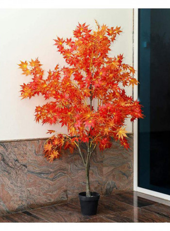 Artificial Maple Tree Red/Grey/Black 220x140cm