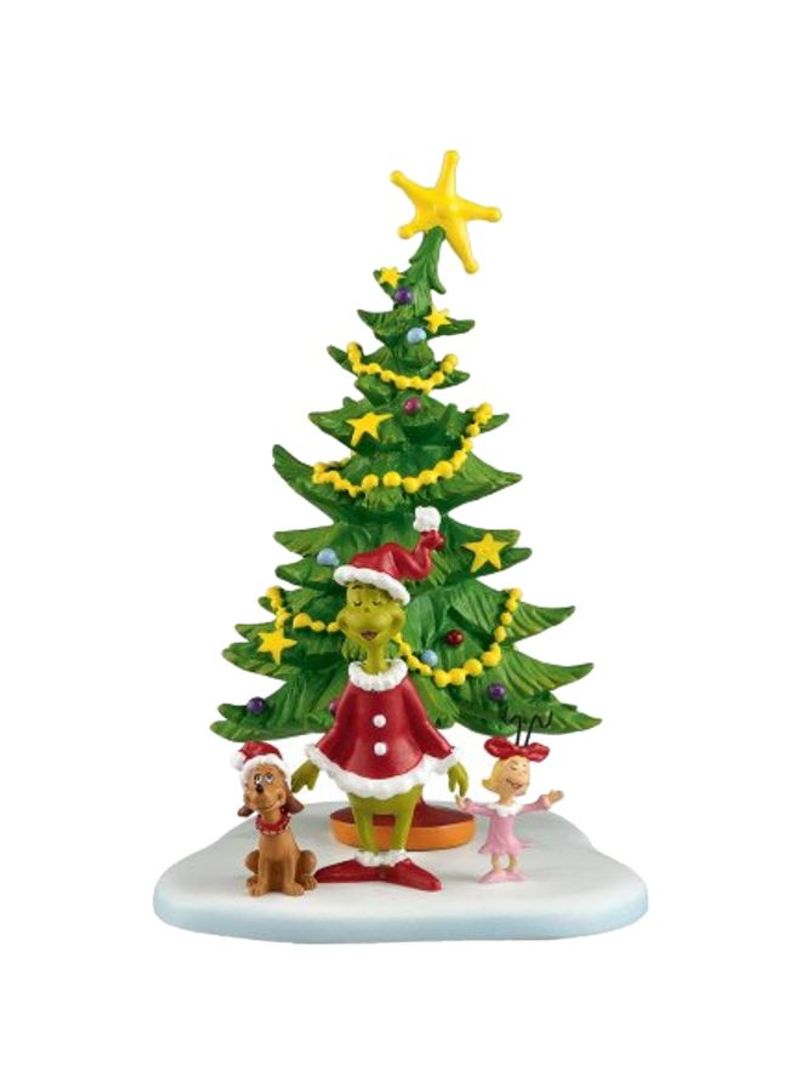 Welcome Christmas Day Accessory Figurine Green/Red/White 5.6x4x3.8inch