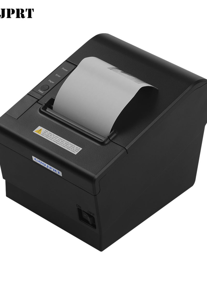 Desktop Themal Receipt Printer 23 x 20.5 x 15centimeter Black