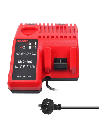 Li-ion Battery Charger Red