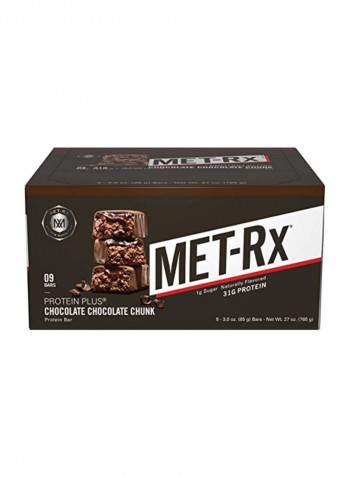 Pack Of 9 Protein Plus Bar - Chocolate Chocolate Chunk