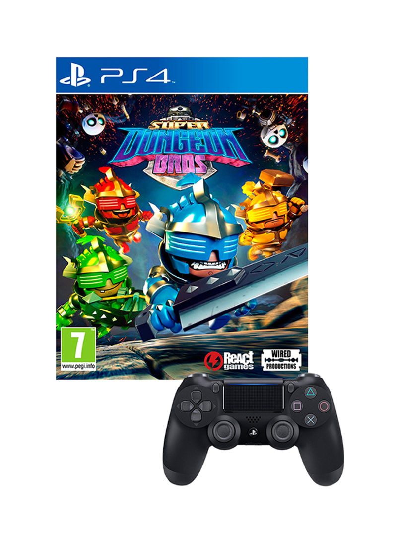 Super Dungeon Bros + DualShock 4 Wireless Controller  - PlayStation 4 - PlayStation 4 (PS4)