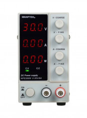3 Digits Display LED Power Supply أبيض/أسود 230x130x70ملليمتر