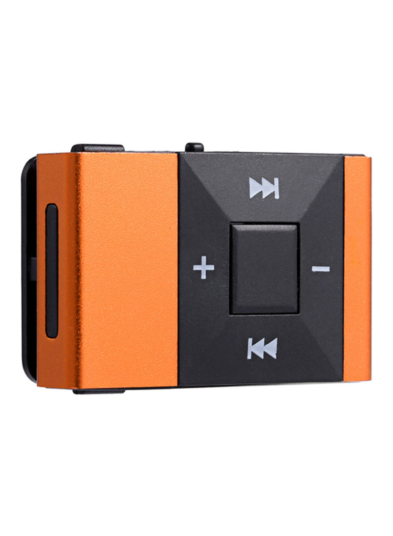 Mini Clip MP3 Music Player HQ-NO2879707 Sweet Orange/Black