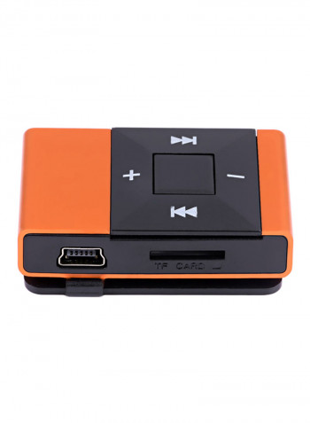 Mini Clip MP3 Music Player HQ-NO2879707 Sweet Orange/Black