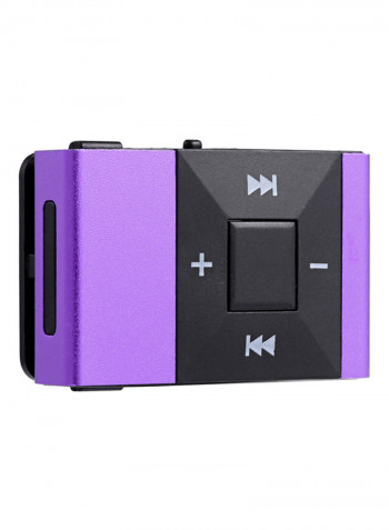 Mini Clip MP3 Music Player HQ-NO2879708 Purple/Black