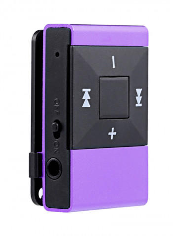 Mini Clip MP3 Music Player HQ-NO2879708 Purple/Black