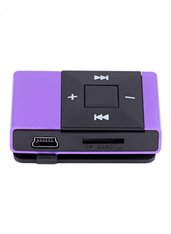 Mini Clip MP3 Music Player HQ-NO2879708 Purple/Black