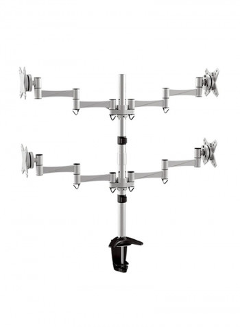 Elegant Aluminium Desk Mount 91-LDT02C048 Silver/Black