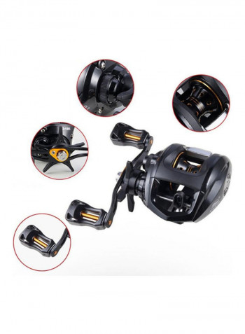 Magnetic Brake Anti-explosion Fishing Wheel 14x14x14cm