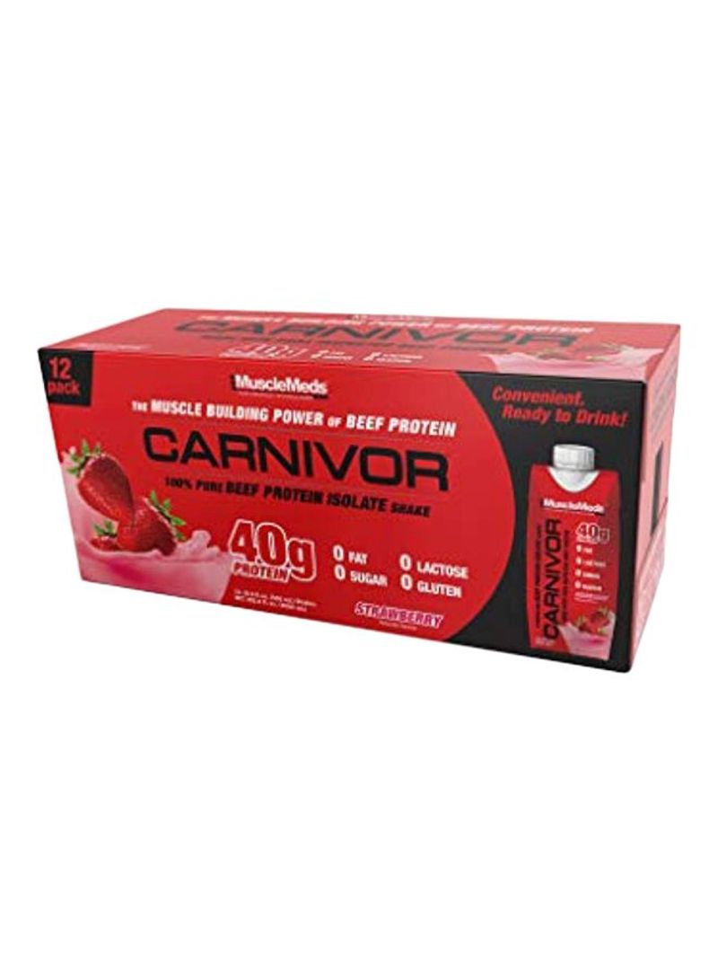 12-Piece Carnivor Protein Set - Strawberry