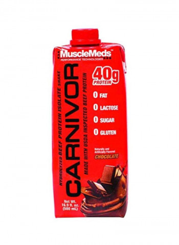 Pack Of 12 Carnivor Ready to Drink Protein Chocolate