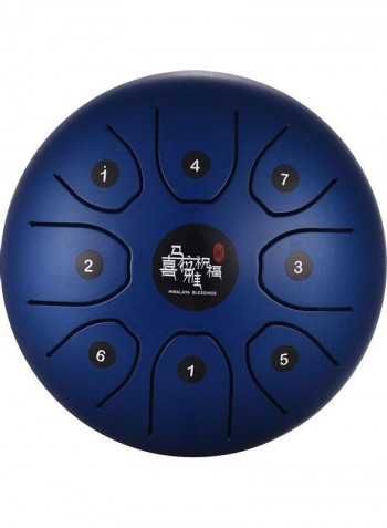 8-Tone Steel Tongue Drum With Carry Bag