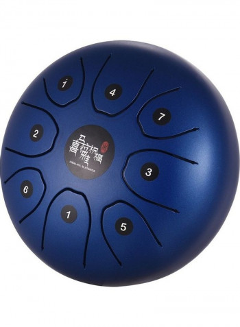 8-Tone Steel Tongue Drum With Carry Bag