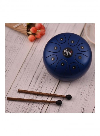 8-Tone Steel Tongue Drum With Carry Bag