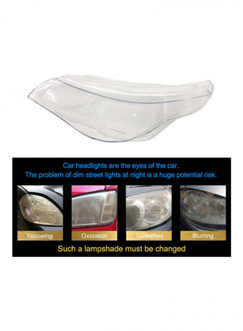 Headlight Clear Cover Left Side Front Headlamp Lens Fit for BMW E60 E61 525i 530i 545i 550i 2003-2010