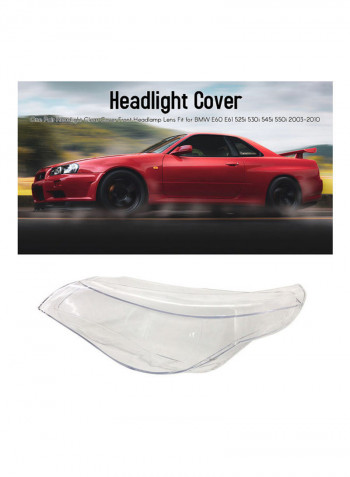 Headlight Clear Cover Left Side Front Headlamp Lens Fit for BMW E60 E61 525i 530i 545i 550i 2003-2010