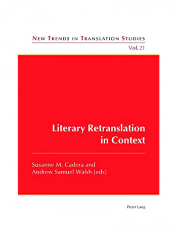 Literary Retranslation In Context Paperback