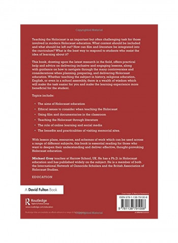 Teaching The Holocaust: Practical Approaches For Ages 11-18 Paperback