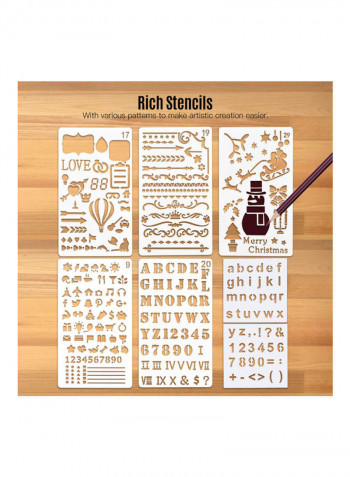 79-Piece Professional Wood Burning Tool Kit Multicolour