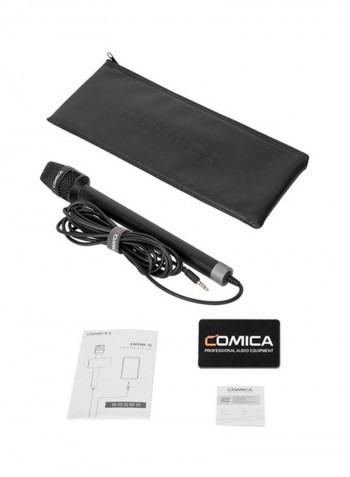 Handheld Interview Microphone For Smartphone D8120 Black
