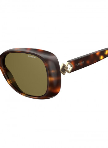 Women's Rectangular Sunglasses - Lens Size: 55 mm
