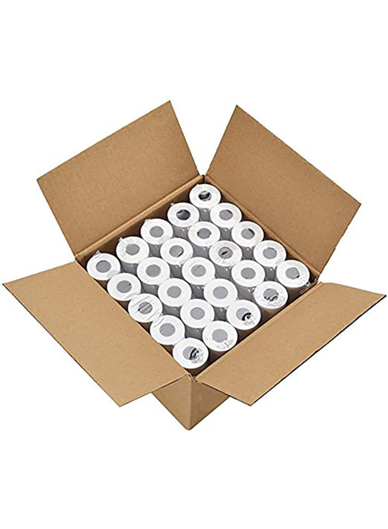 Pack Of 120 Thermal Cash Rolls White