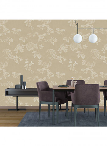 Fabric  Wallpaper Brown 53x1000centimeter
