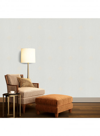 Fabric  Wallpaper Grey 53x1000centimeter