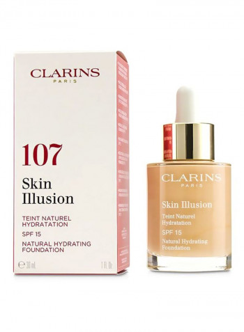 Skin Illusion Teint Natural Hydrating Foundation SPF15 107 Beige