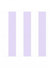 Stripe Printed Wallpaper White/Purple 52x1000cm
