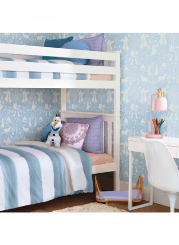 Frozen 2 Printed Wallpaper Light Blue/White 52x1000cm