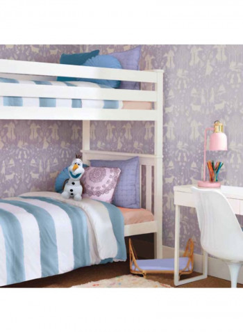 Frozen 2 Printed Wallpaper Purple/White 52x1000cm