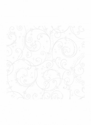 Disney Princess Printed Wallpaper White/Gold 68x823cm