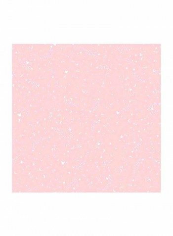 Mickey Mouse Printed Wallpaper Pink/White 52x1000cm