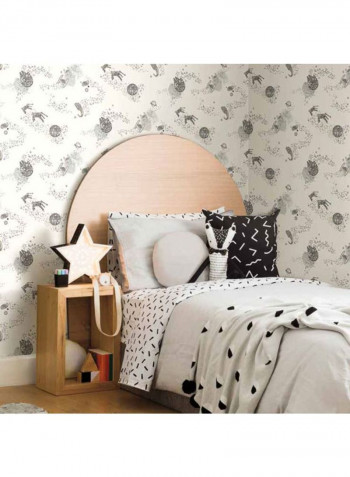 Star Wars Printed Wallpaper White/Grey 52x1000cm