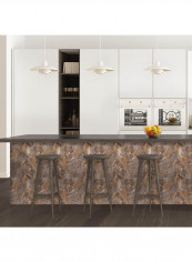 Fashion Brick Pattern Self-Adhesive Wall Sticker Brown/Beige
