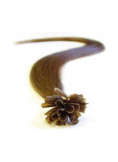وصلة شعر مستقيمة مربوطة مسبقاً - 25 خصلة 8 LIght Brown 22بوصة