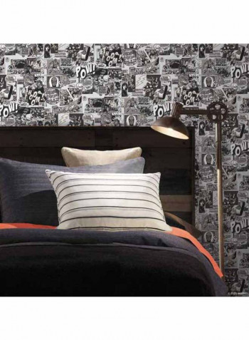 Marvel Comics Printed Wallpaper Black/White 52x1000cm