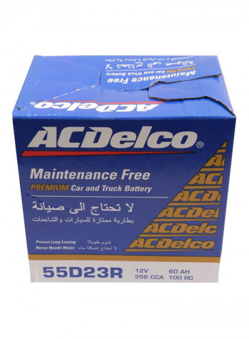 55D23R 60 AH Car Battery