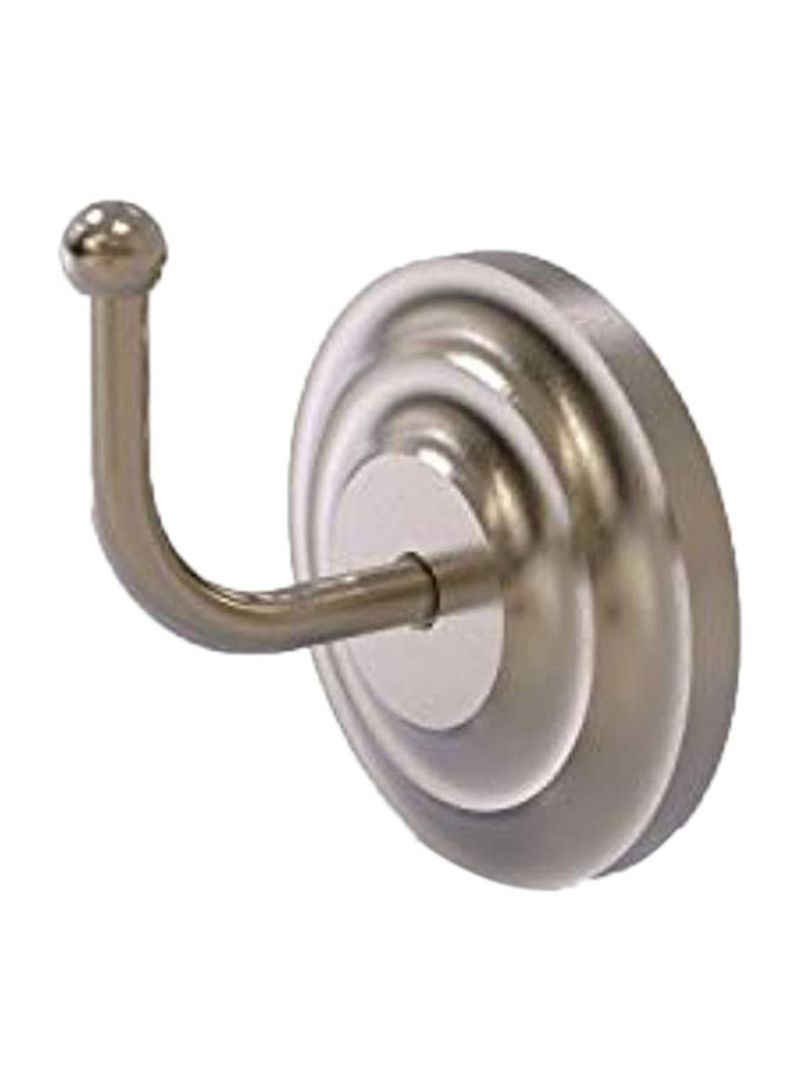 Wall Mounted Robe Hook Silver 2x3x2inch