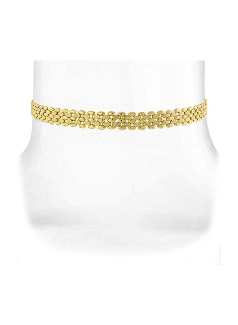 14 Karat Gold Plated Choker Necklace